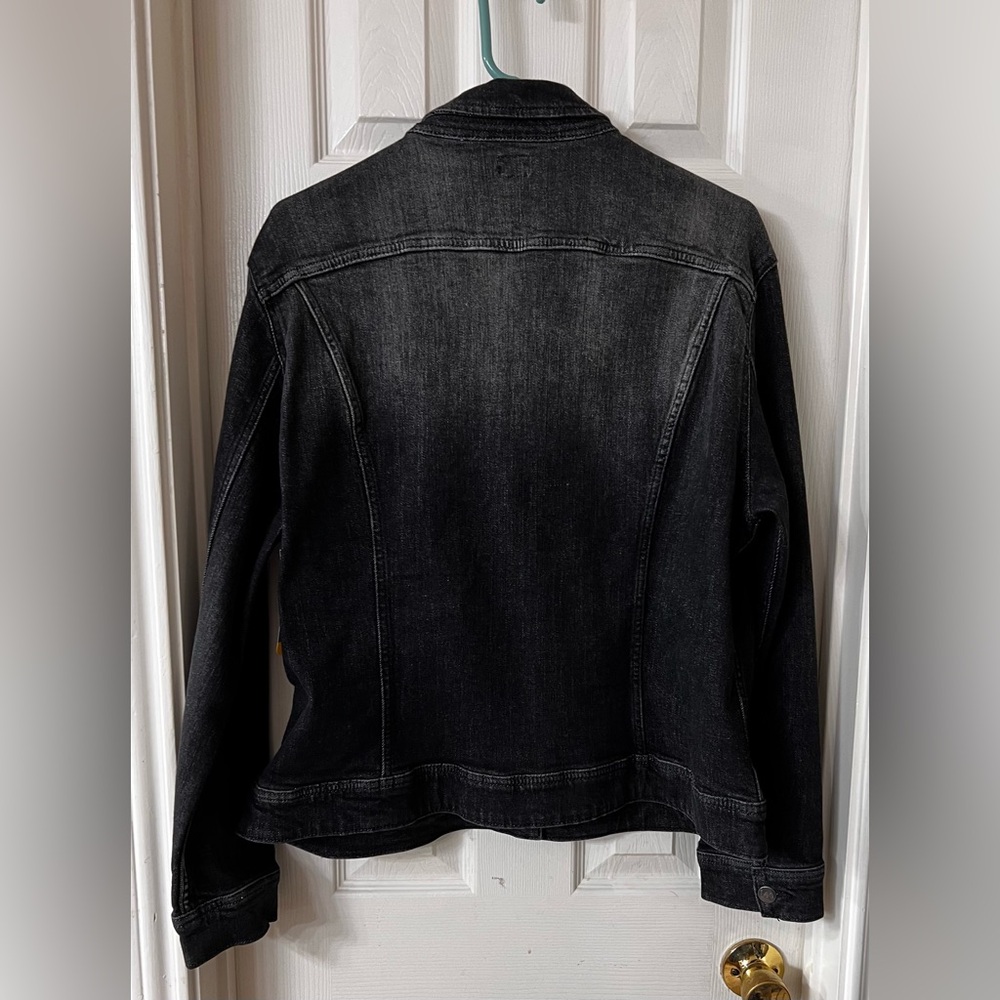 NEW Lee Women's Sz XXL Heritage Premium Stretch Classic Fit Black Denim Jacket - Picture 6 of 12
